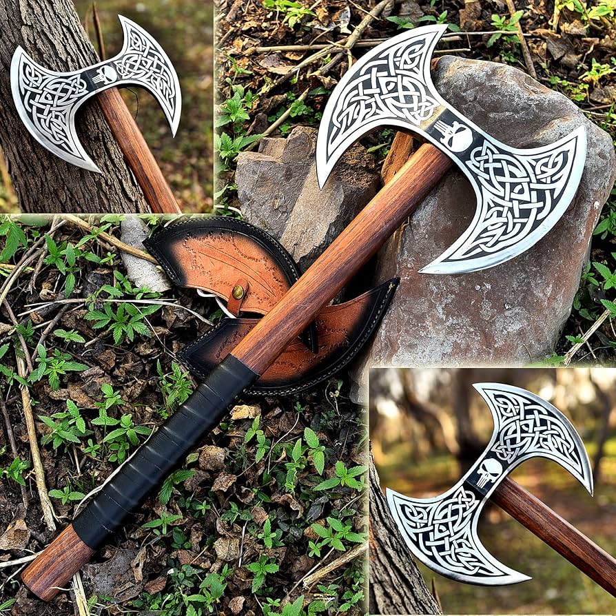 Handcrafted Double Head Viking Axe