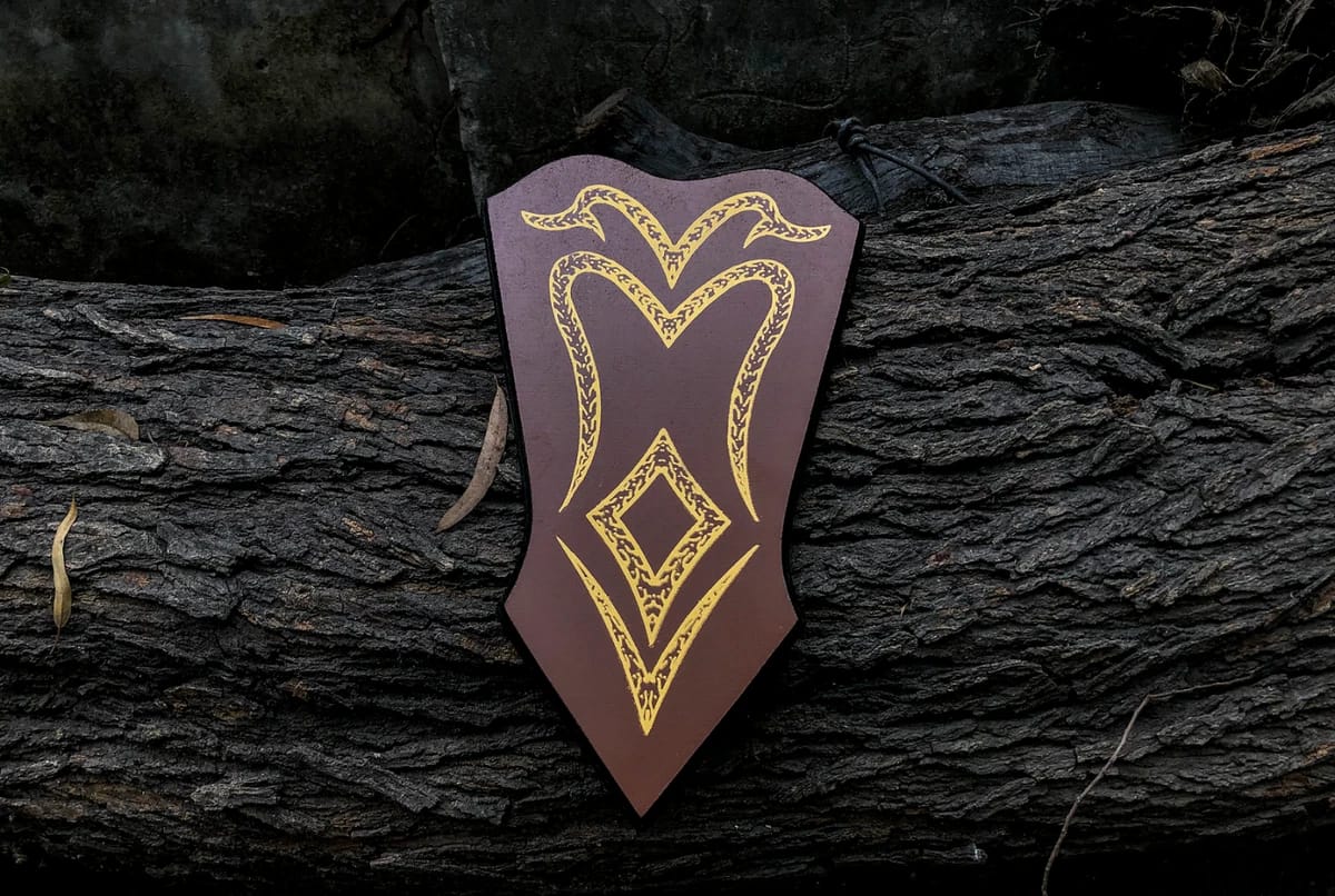 Handmade Glamdring Elven Blade-Gandalf's Sword with Blue Leather Grip.