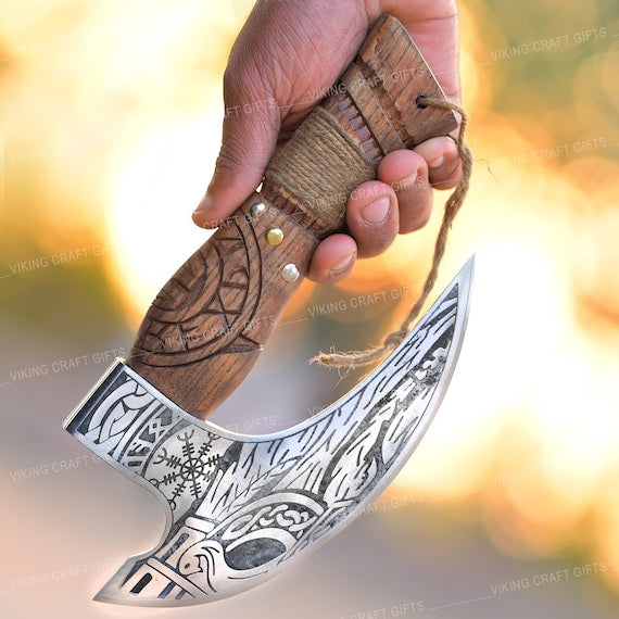 Viking Axe Pizza Cutter – Stainless Steel Blade